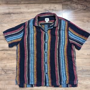 BDG Urban Outfitters Knit Button Short Sleeve Shirt